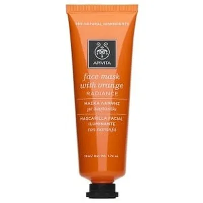 Apivita Face Mask Radiance with Orange (Intensywnie rozświetlająca maseczka z pomarańczą)