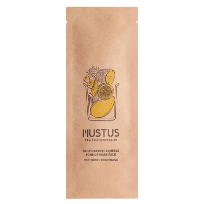 Mustus Daily Harvest Squeeze Tone Up Mask Pack (Maseczka w płachcie `Ekstrakt z żółtych warzyw i owoców`)