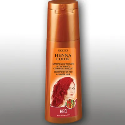 Venita Henna Color, Szampon do włosów czerwonych i rudych (stara wersja)
