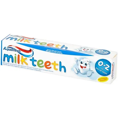 Aquafresh Milk Teeth, Pasta do zębów dla dzieci 0-2 lat