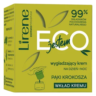 Lirene Dermoprogram Jestem Eco,  Wygładzający krem dzień i noc