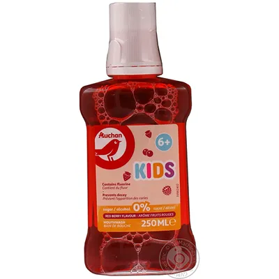 Auchan Kids, Mouthwash (Płyn do płukania ust dla dzieci 6+)