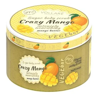 Vollare Cosmetics Vegebar, Sugar Body Scrub Crazy Mango (Odżywczy cukrowy peeling do ciała)