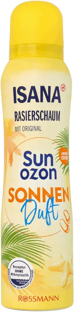 Isana Sonnenduft Rasierschaum mit Original Sunozon Duft (Pianka do golenia)