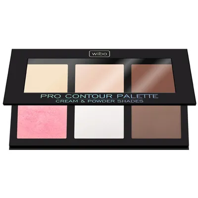 Wibo Pro Contur Palette, Creme & Powder Shades (Paleta do konturowania)