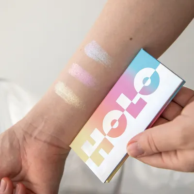Roger Publishing (RP Beauty) RP Beauty x MamaGinekolog, Paleta rozświetlaczy do twarzy holo