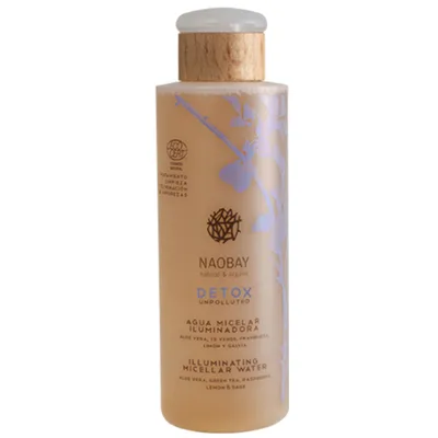 Naobay Detox, Illuminating Micellar Water (Rozświetlająca woda micelarna)