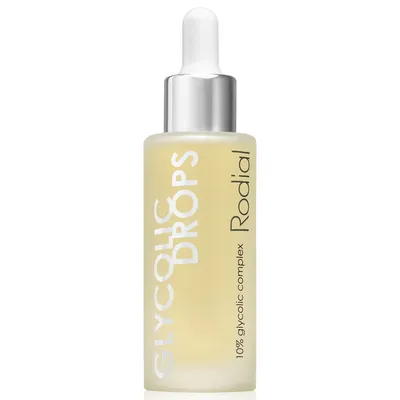 Rodial Glycolic Drops (Wygładzający koncentrat do twarzy z 10% kwasu glikolowego na noc)