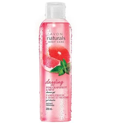 Avon Naturals, Pink Grapefruit & Mint, Shower (Żel pod prysznic 'Różowy grejpfrut i mięta')