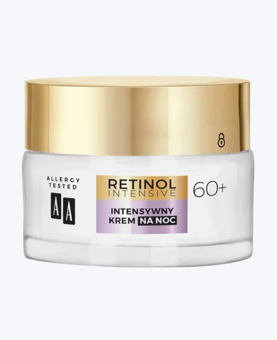 AA Retinol Intensive, Intensywny krem na noc  60+ `Odbudowa i redukcja przebarwień`