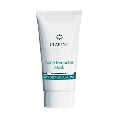 Clarena Max Dermasebum Line, Acne Reductor Mask (Maska-papka redukująca zmiany trądzikowe)