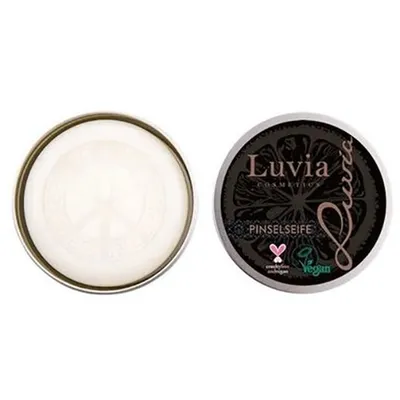Luvia Cosmetics Vegan Make-up Brush Soap (Cytrynowe mydło do czyszczenia pędzli i gąbek do makijażu)