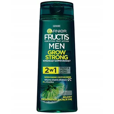 Garnier Fructis Men, Grow Strong, Wzmacniający szampon chłodzący