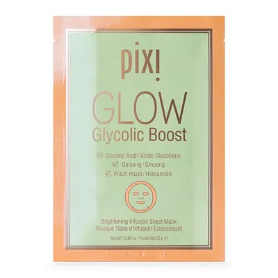 Pixi Glow Glycolic Boost Brightening Infusion Sheet Mask (Rozjaśniająca maska w płachcie)