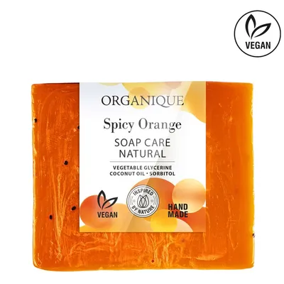 Organique Spicy Orange, Soap Care Natural (Mydło pielęgnujące)