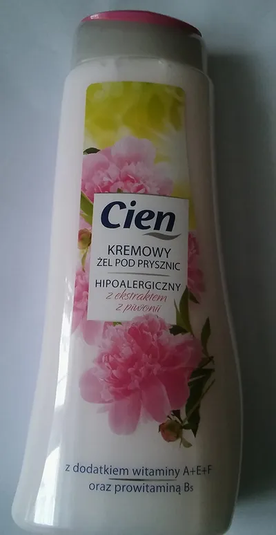 Cien Kremowy żel pod prysznic z ekstraktem z piwonii