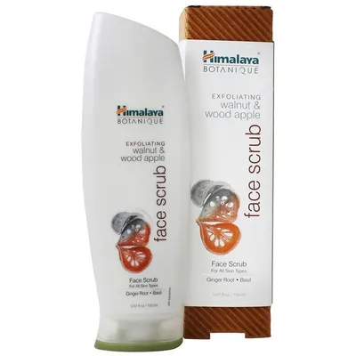 Himalaya Botanique Face Scrub Ginger Walnut & Wood Apple (Peeling do twarzy)