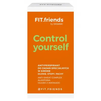 FIT.Friends by Oceanic Control Yourself, Antyperspirant do zadań specjalnych w kremie  dłonie, stopy, pachy