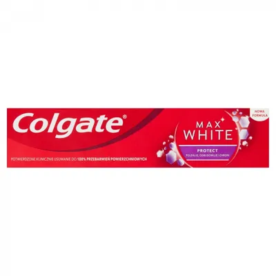 Colgate Max White Protect, Pasta wybielająca (nowa wersja)