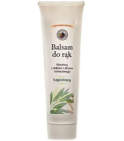 Produkty Benedyktyńskie Łagodzący aloesowy balsam do rąk z olejkiem z drzewa herbacianego