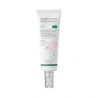 Axis-Y Complete No-Stress Physical Sunscreen SPF50+/PA++++ (Krem z filtrami fizycznymi)