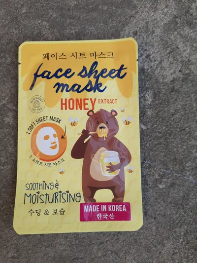 Maxbrands Face Sheet Mask with Honey Extract (Maska w płachcie z ekstraktem z miodu)