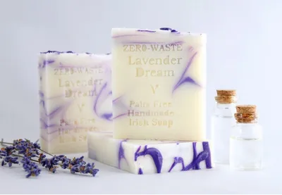 Palm Free Irish Soap Classic Irish Lavender Soap (Irlandzkie mydło `Lawenda`)