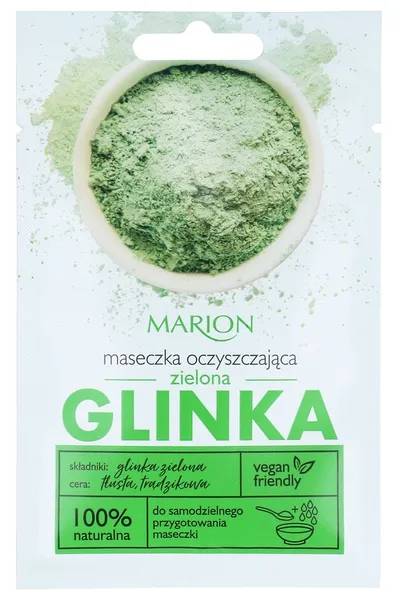 Marion SPA, Maseczka oczyszczająca do cery tłustej i trądzikowej z zieloną glinką