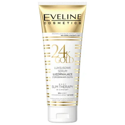 Eveline Cosmetics 24 K Gold, Luksusowe serum ujędrniające z drobinkami złota