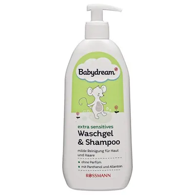 Babydream Extra Sensitive Washgel & Shampoo (Delikatny żel do mycia i szampon)