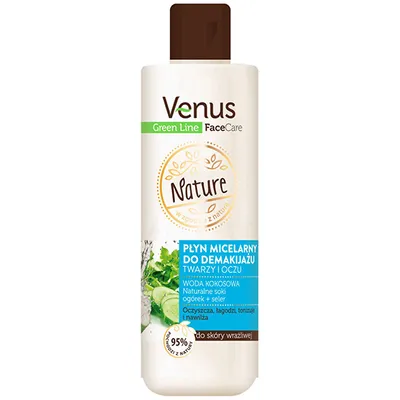 Venus Green Line, Face Care, Płyn micelarny do demakijażu twarzy i oczu