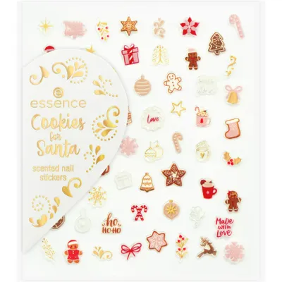 Essence Cookies for Santa, Scented Nail Stickers (Naklejki do paznokci)