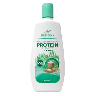 Hristina Naturalny szampon dla mężczyzn z dodatkiem magnezu i proteinami pszenicznymi