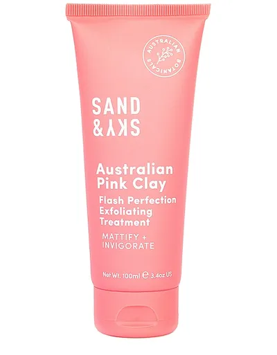 Sand and Sky Australian Pink Clay, Flash Perfection Exfoliating Treatment (Złuszczająca maska do twarzy)