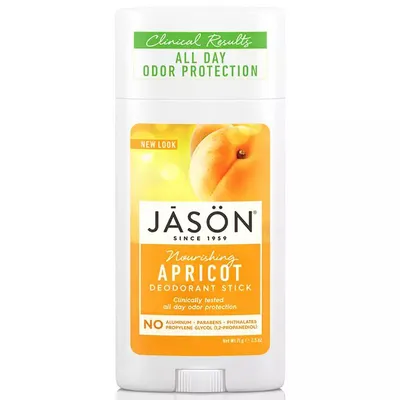 Jason Natural Nourishing Apricot Pure Natural Deodorant Stick (Odżywczy dezodorant w sztyfcie `Morela`)