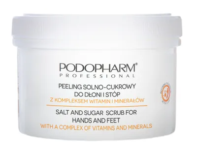 Podopharm Professional Peeling solno-cukrowy do dłoni i stóp z kompleksem witamin i minerałów