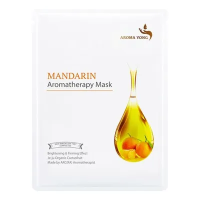 Aroma Yong Mandarin Aromatherapy Mask (Aromaterapeutyczna maska w płacie)