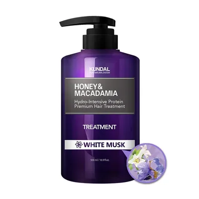 Kundal Honey & Macadamia, Treatment White Musk (Białe Piżmo, Odżywka do włosów)
