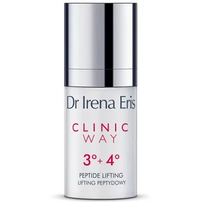Dr Irena Eris Clinic Way 3°+ 4° Lifting Peptydowy, Dermokrem przeciwzmarszczkowy pod oczy 50+ i 60+