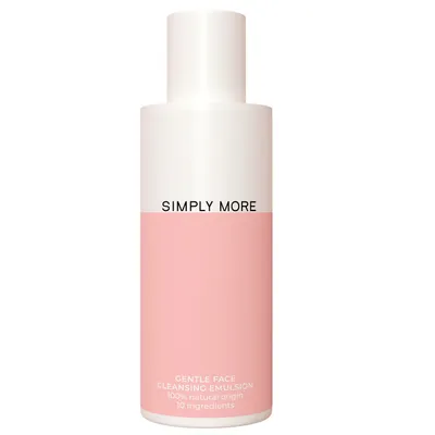 Simply More Delikatna emulsja myjąca do twarzy w 100% naturalna