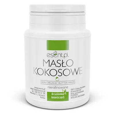 Esent Masło kokosowe nierafinowane do zastosowań kosmetycznych