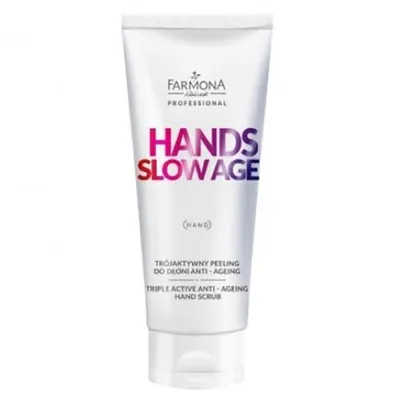 Farmona System Professional Hands Slow Age, Triple Active Anti- Ageing Hand Scrub (Trójaktywny peeling do dłoni anti-ageing)
