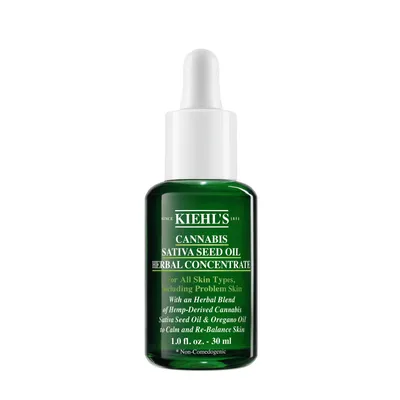 Kiehl's Cannabis Sativa Seed Oil Herbal Concentrate (Kojący olejek do twarzy)