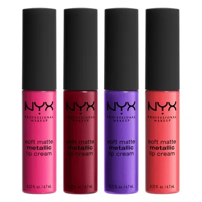 NYX Professional Makeup Soft Matte Metallic Lip Cream (Metaliczna matowa pomadka do ust)