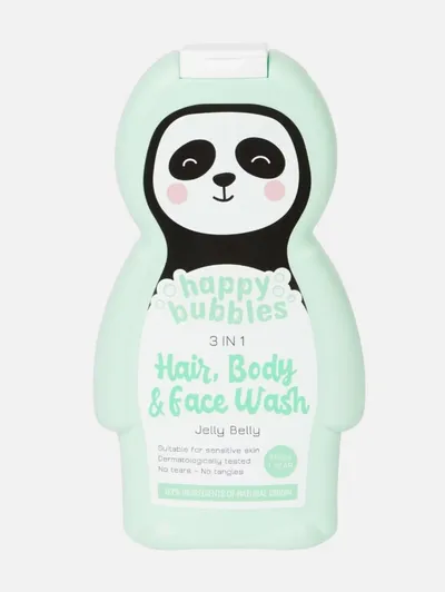 Action Happy Bubbles 3 in 1 Hair, Body & Face Wash (Żel do kąpieli dla dzieci (różne rodzaje))
