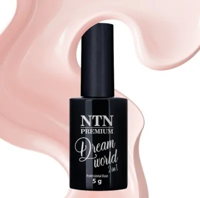 NTN Premium 2 in 1 Dreamworld Profesional Base (Baza kauczukowa do paznokci z kolorem)
