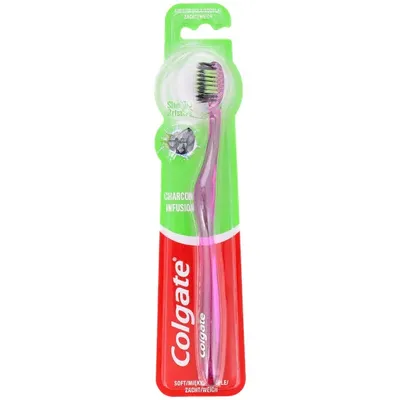 Colgate Charcoal Infusion Soft, Szczoteczka do zębów miękka