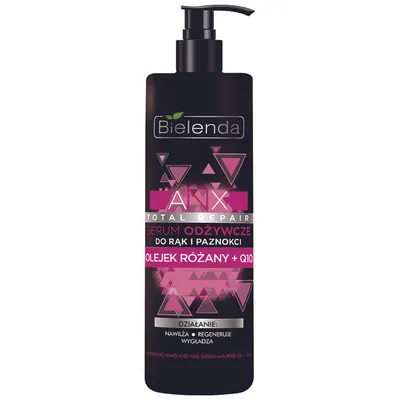 Bielenda ANX Total Repair, Serum odżywcze do rąk i paznokci `Olejek różany + Q10`