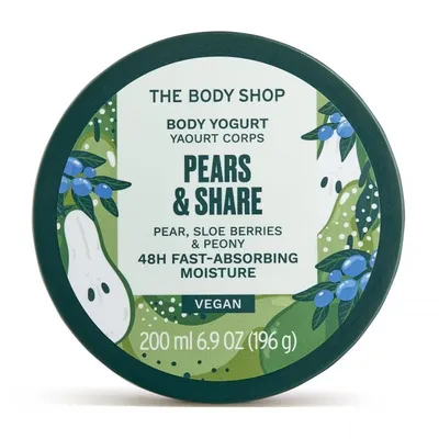 The Body Shop Pears & Share, Body Yogurt (Wegański jogurt do ciała)