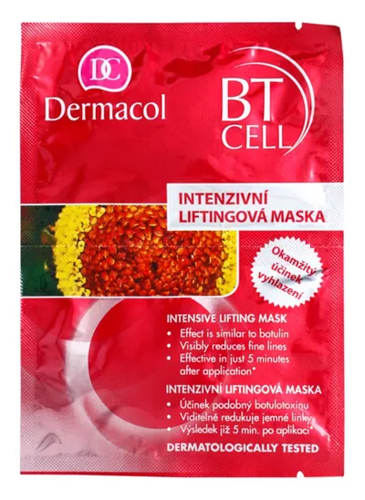 Dermacol BT Cell, Intensive Lifting Mask (Maseczka intensywnie liftingująca)
